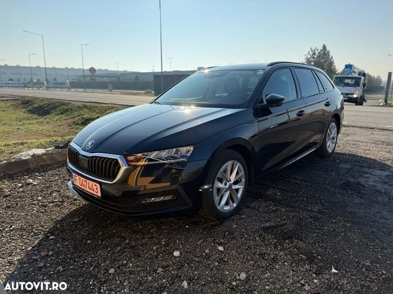 Negru Utilizat 2022 Skoda Octavia Ambition Break | 13.750 EUR - Imagine 1/4