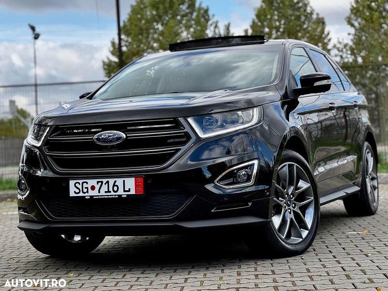 Culoarenegru Utilizat 2018 Ford Edge SUV | 16.980 EUR (Preț OK) - Imagine 1/4