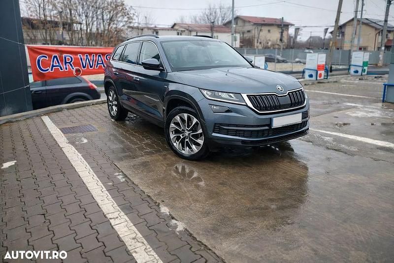 Second-hand Skoda Kodiaq Clever 150 CP (110 kW) 2021 Culoareverde SUV