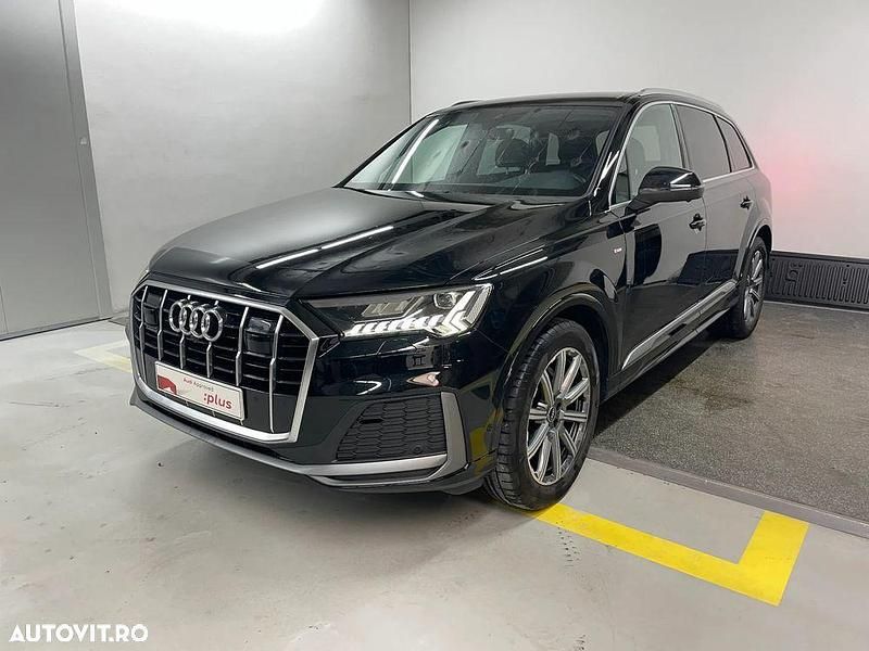 Culoarenegru Utilizat 2021 Audi Q7 S-Line SUV | 44.500 EUR - Imagine 1/4