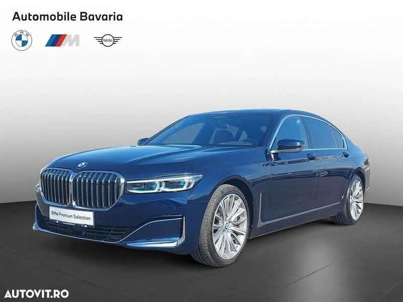 Albastru Utilizat 2020 BMW 750L Comfort Edition Berlinǎ | 48.376 EUR (Super Preț) - Imagine 1/4