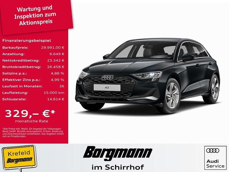 Utilizat 2025 Audi A3 Advanced | 32.782 EUR (Puțin scump) - Imagine 1/1