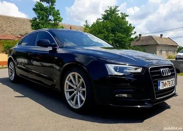 Negru Utilizat 2013 Audi A5 Sportback Black Edition Berlinǎ | 13.000 EUR (Scump) - Imagine 1/4