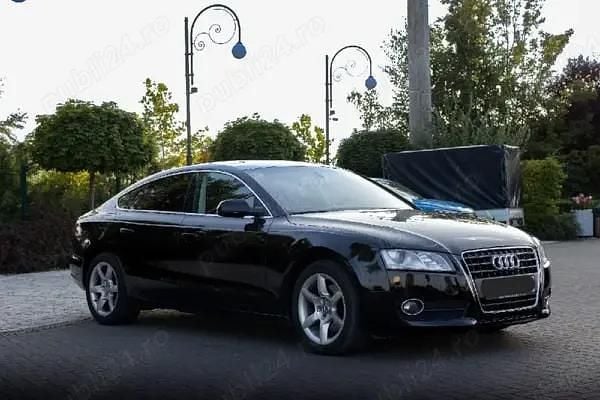 Negru Second-hand 2010 Audi A5 Sportback Hatchback | 6.900 EUR (Super Preț) - Imagine 1/4