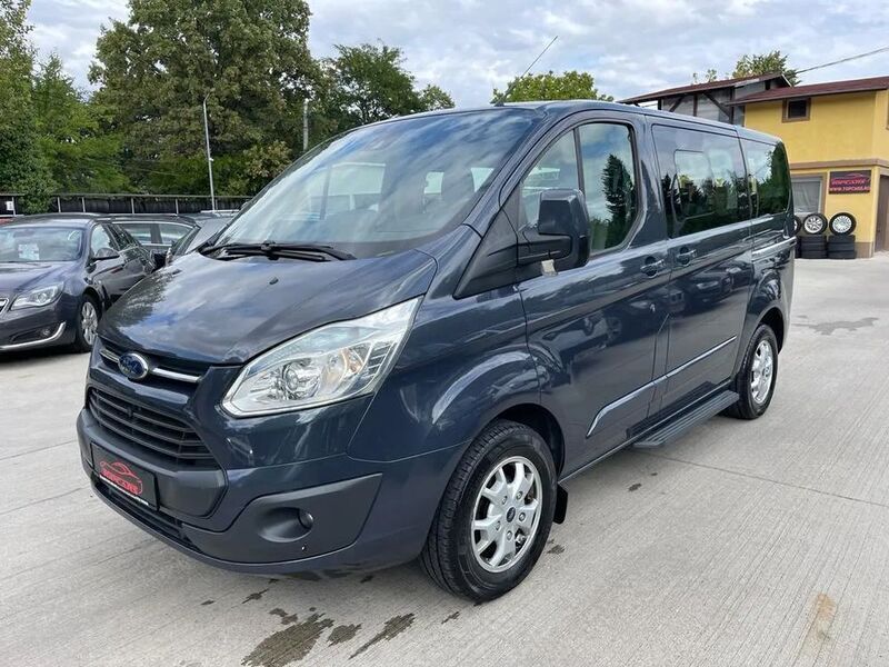 Albastru Utilizat 2014 Ford Transit Monovolum | 16.999 EUR - Imagine 1/4