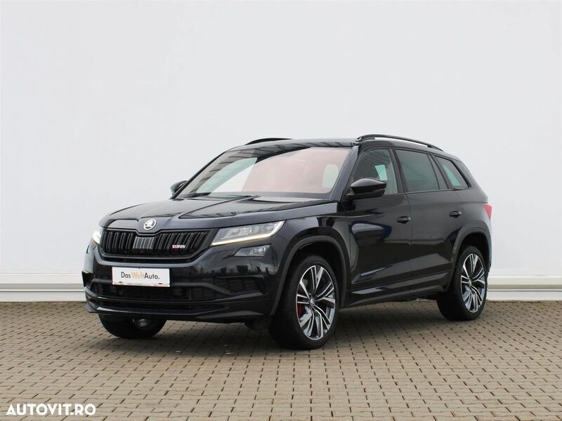 Negru Utilizat 2020 Skoda Kodiaq RS SUV | 28.900 EUR (Preț OK) - Imagine 1/4