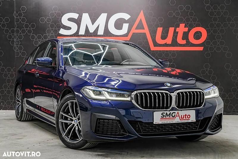 Culoarealbastru Utilizat 2021 BMW 520 Comfort Edition Berlinǎ | 34.469 EUR (Scump) - Imagine 1/4