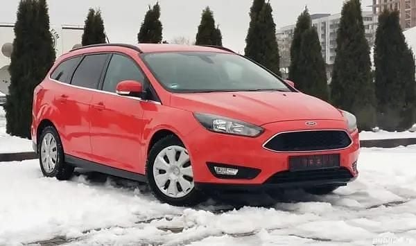 Rosu Utilizat 2018 Ford Focus Break | 5.799 EUR (Super Preț) - Imagine 1/4