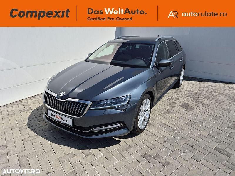 Gri mediu normal Utilizat 2019 Skoda Superb Style Break | 15.500 EUR (Super Preț) - Imagine 1/4