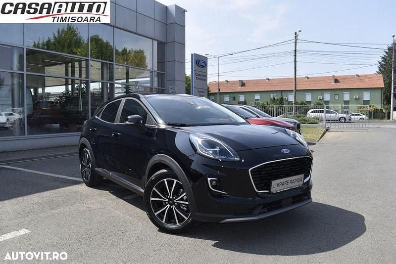 Negru Nouă 2024 Ford Puma SUV | 20.841 EUR (Preț OK) - Imagine 1/4