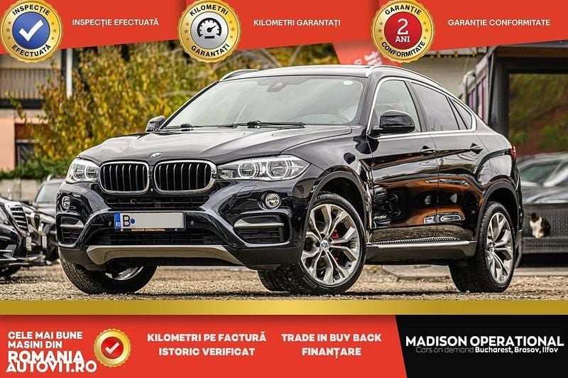 Culoarealbastru Utilizat 2016 BMW X6 SUV | 25.350 EUR (Super Preț) - Imagine 1/4