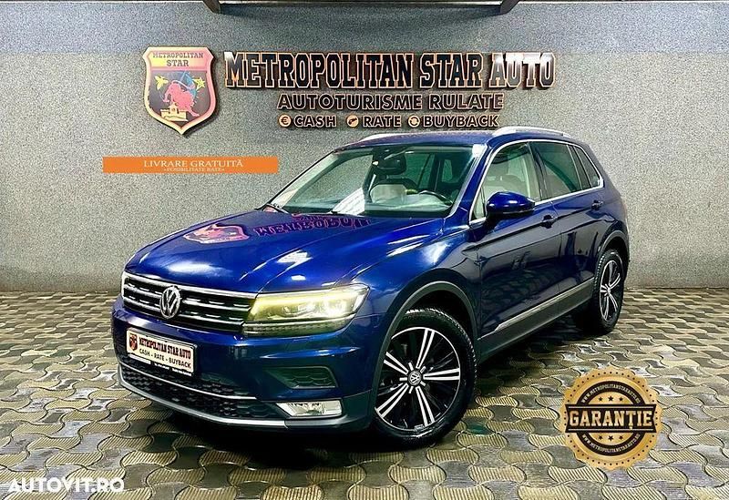 Culoarealbastru Utilizat 2016 VW Tiguan Elegance SUV | 16.450 EUR (Scump) - Imagine 1/4
