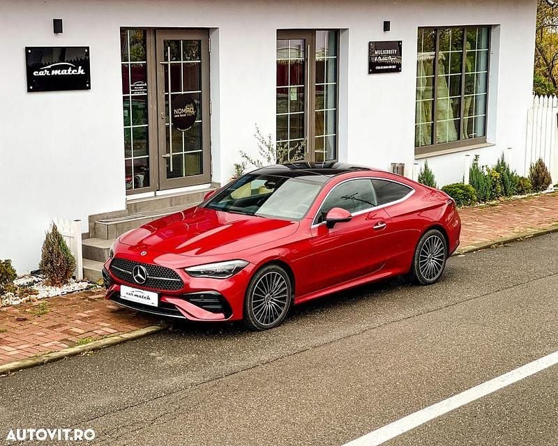 Culoarerosu Utilizat 2023 Mercedes CLE200 AMG line Coupe | 50.990 EUR - Imagine 1/4