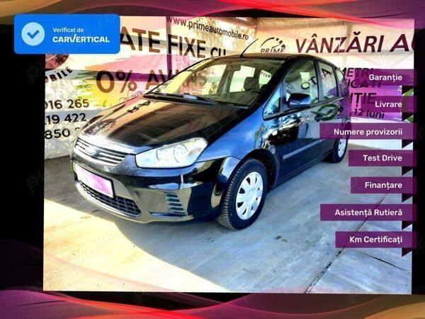 Utilizat 2009 Ford C-MAX Ghia Monovolum | 4.399 EUR - Imagine 1/4