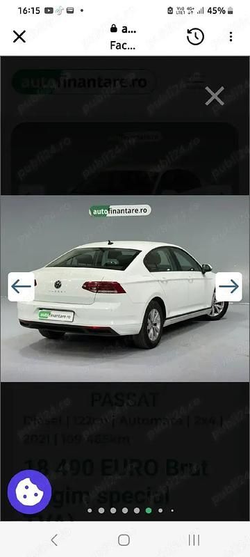 Second-hand VW Passat 122 CP (89 kW) 2022 Berlinǎ