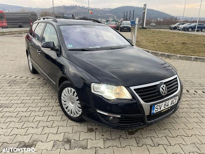 Negru Utilizat 2009 VW Passat Sportline Break | 3.699 EUR (Preț OK) - Imagine 1/4