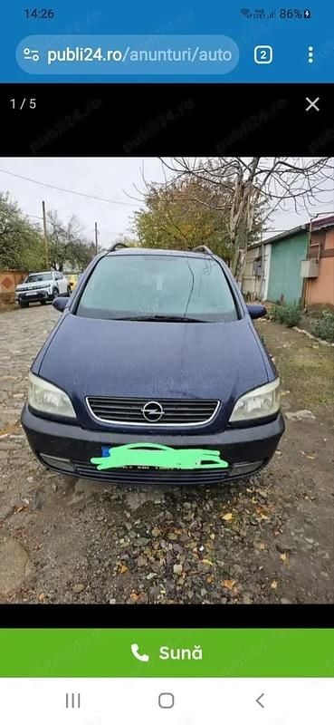 Utilizat 2002 Opel Zafira Monovolum | 7.500 EUR - Imagine 1/4