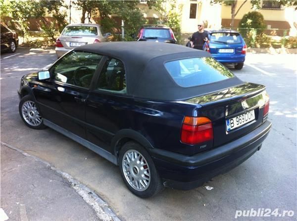 Albastru Utilizat 1996 VW Golf III Cabrio | 4.250 EUR - Imagine 1/4