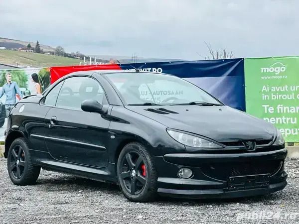 Second-hand Peugeot 206 CC Filou 109 CP (80 kW) 2006 Negru Cabrio