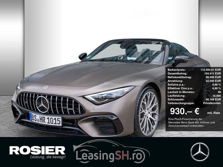 Gri Utilizat 2023 Mercedes SL43 AMG AMG Cabrio | 108.044 EUR - Imagine 1/4