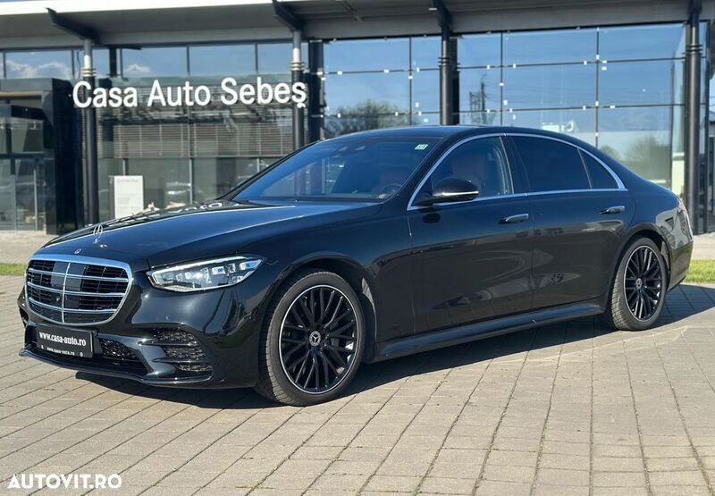 Negru Utilizat 2022 Mercedes S500 Berlinǎ | 98.651 EUR (Preț OK) - Imagine 1/4