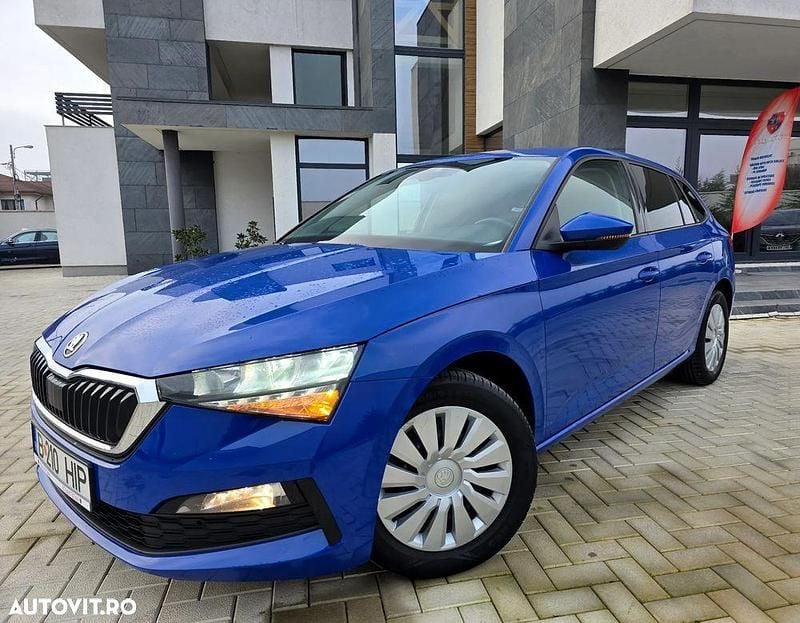 Culoarealbastru Utilizat 2021 Skoda Scala Style Hatchback | 11.890 EUR (Preț bun) - Imagine 1/4