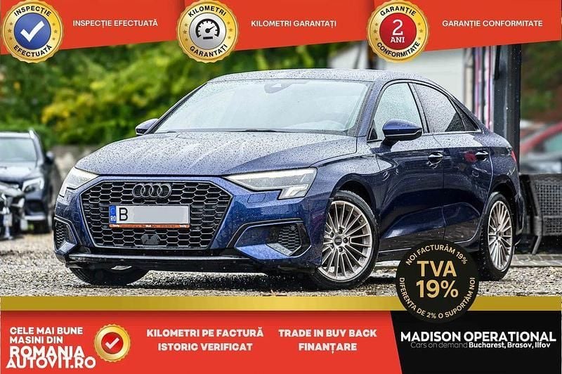 Culoarealbastru Utilizat 2022 Audi A3 Premium Berlinǎ | 25.450 EUR (Preț OK) - Imagine 1/4