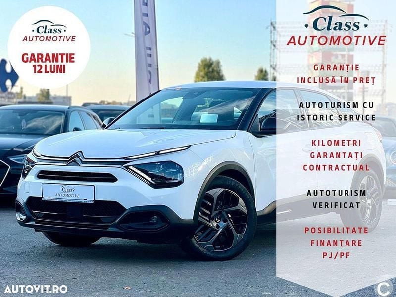 Culoarealb Second-hand 2022 Citroën C4 PureTech Hatchback | 14.750 EUR (Scump) - Imagine 1/4