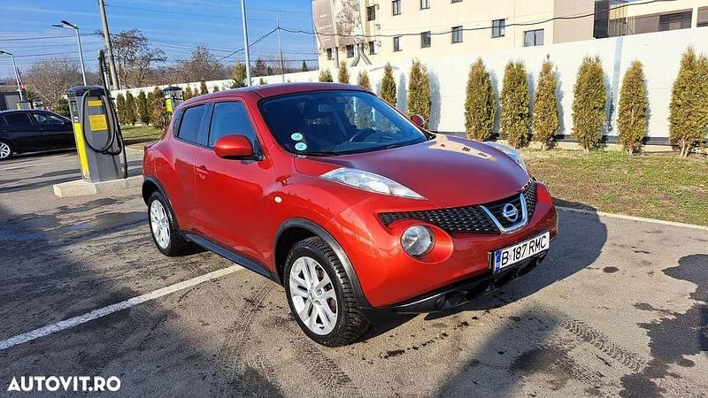 Rosu Utilizat 2011 Nissan Juke Tekna SUV | 6.500 EUR (Preț OK) - Imagine 1/4