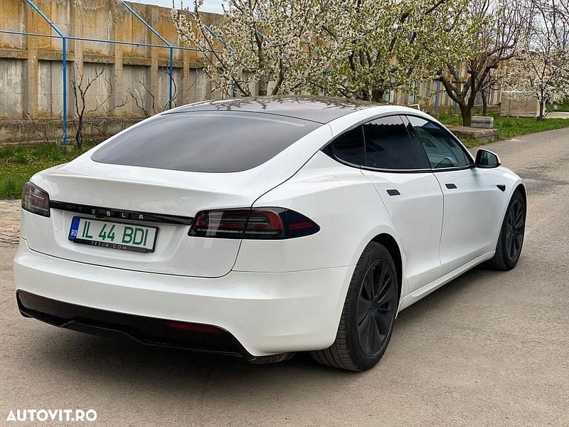 Second-hand Tesla Model S 492 kW (670 CP) 2023 Culoarealb Hatchback