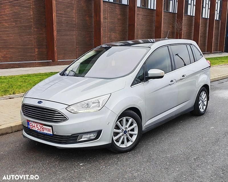 Culoareargint Utilizat 2017 Ford Grand C-Max Business Edition Monovolum | 6.999 EUR (Preț bun) - Imagine 1/4