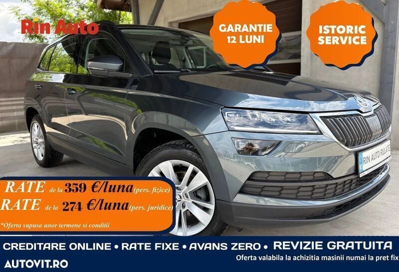 Gri Utilizat 2020 Skoda Karoq SUV | 15.990 EUR (Preț OK) - Imagine 1/4
