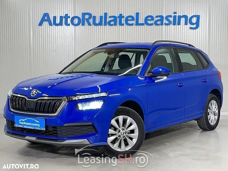 Culoarealbastru Utilizat 2022 Skoda Kamiq Ambition SUV | 15.990 EUR - Imagine 1/4