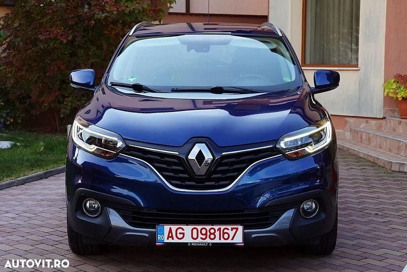 Culoarealbastru Utilizat 2018 Renault Kadjar Bose Edition SUV | 10.899 EUR (Preț bun) - Imagine 1/4
