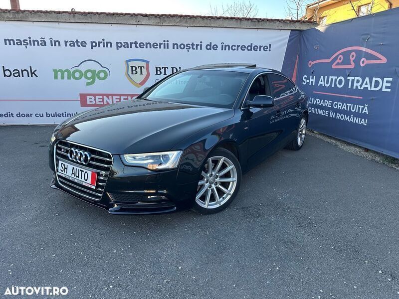 Negru Utilizat 2013 Audi A5 Sportback Sport Berlinǎ | 12.490 EUR (Preț OK) - Imagine 1/4