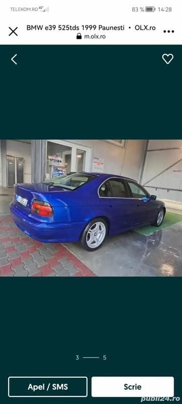 Utilizat 1998 BMW 525 Berlinǎ | 1.700 EUR - Imagine 1/4
