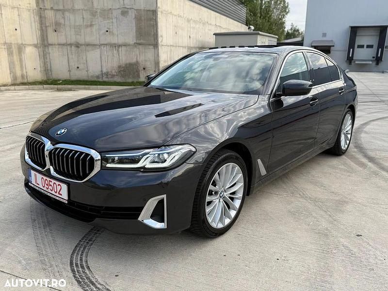 Culoarenegru Utilizat 2021 BMW 520 Luxury Line Berlinǎ | 35.500 EUR (Scump) - Imagine 1/4
