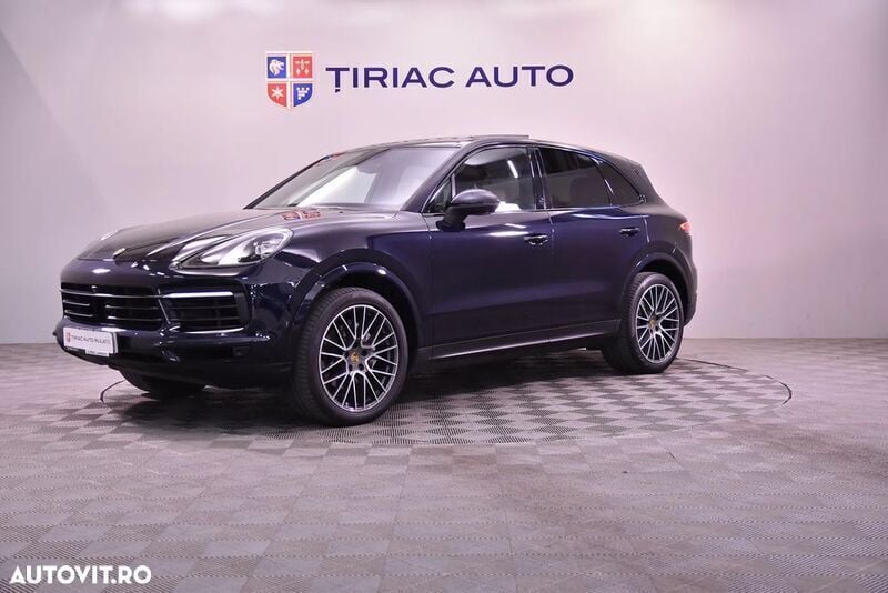 Albastru Utilizat 2018 Porsche Cayenne SUV | 52.500 EUR (Preț bun) - Imagine 1/4