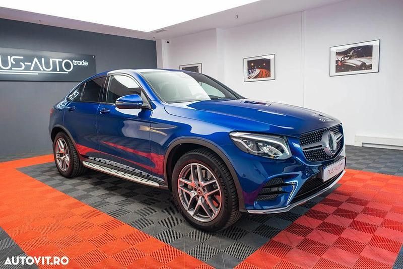 Albastru Utilizat 2018 Mercedes GLC250 Coupe | 31.990 EUR (Preț bun) - Imagine 1/4