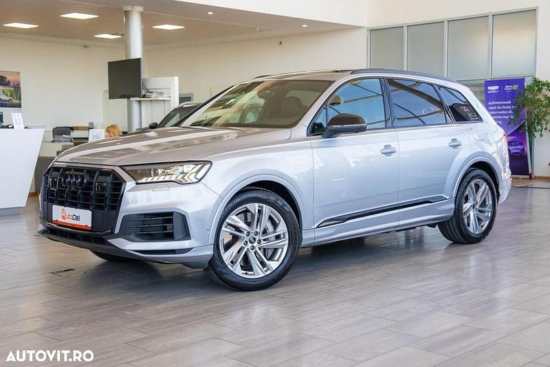 Second-hand Audi Q7 S-Line 381 CP (280 kW) 2021 Culoareargint SUV