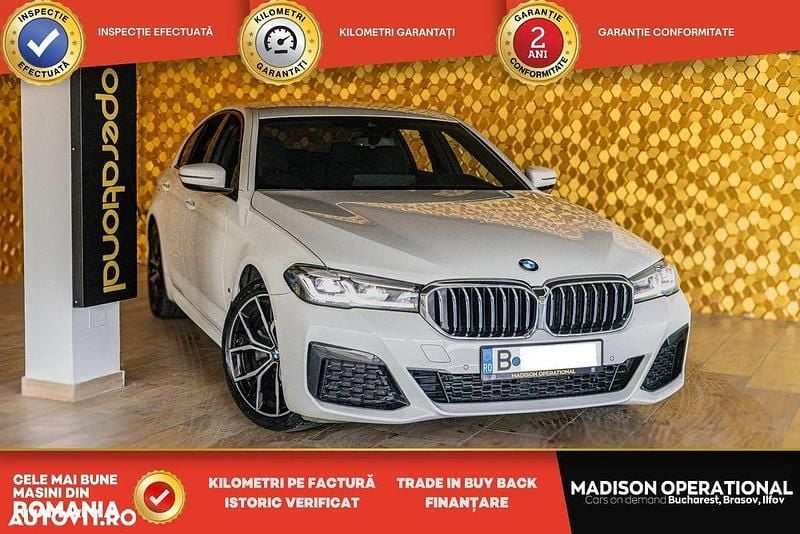 Culoarealb Utilizat 2022 BMW 518 M Sport Berlinǎ | 36.905 EUR (Puțin scump) - Imagine 1/4