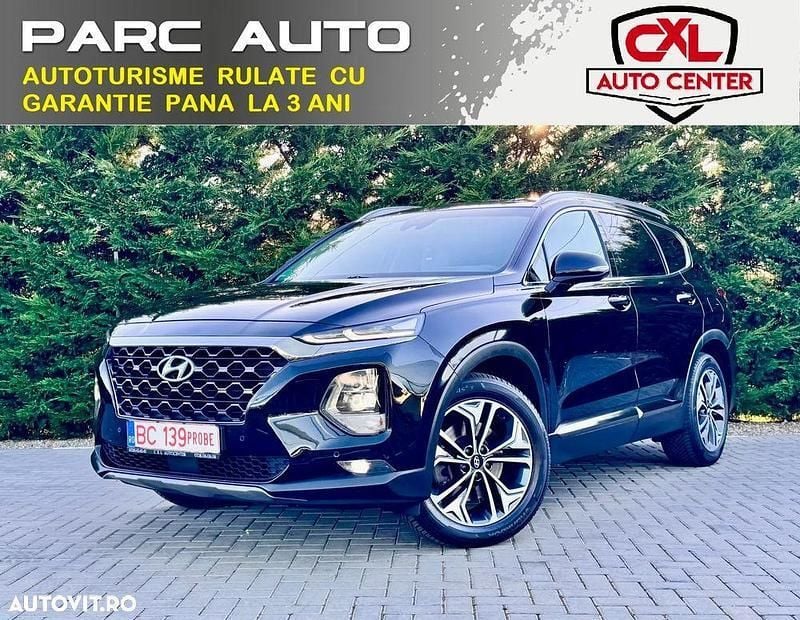 Negru Utilizat 2019 Hyundai Santa Fe Premium SUV | 20.490 EUR (Preț bun) - Imagine 1/4