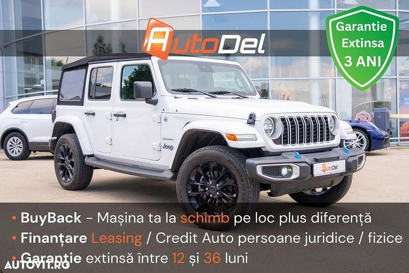 Culoarealb Utilizat 2024 Jeep Wrangler Sahara SUV | 50.999 EUR (Preț bun) - Imagine 1/4
