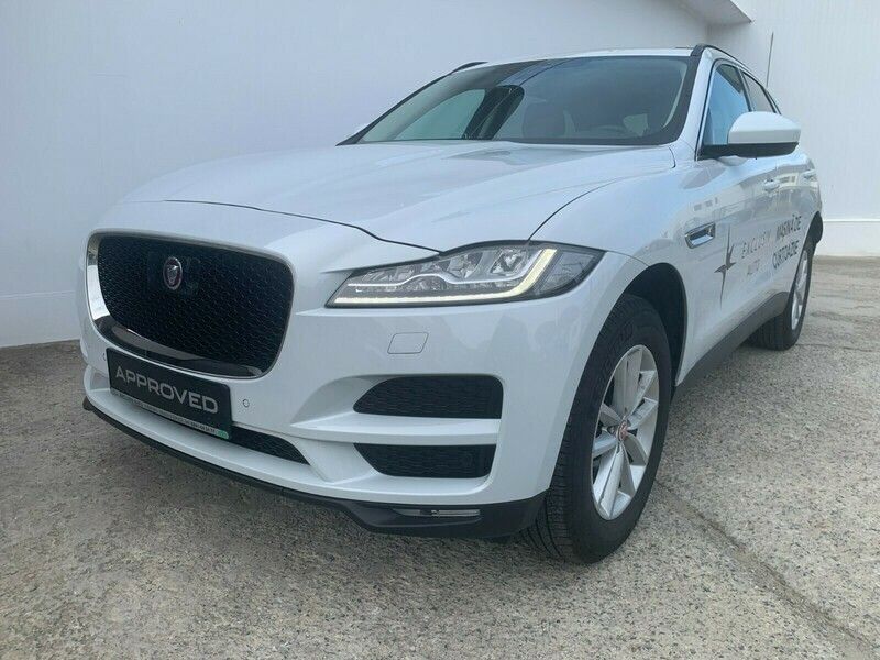 Metalic: glacier alb Utilizat 2020 Jaguar F-Pace Prestige SUV | 41.055 EUR - Imagine 1/4