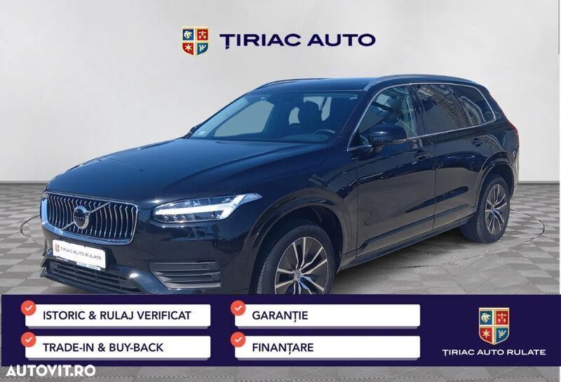 Negru Utilizat 2020 Volvo XC90 Momentum SUV | 37.103 EUR (Preț bun) - Imagine 1/4