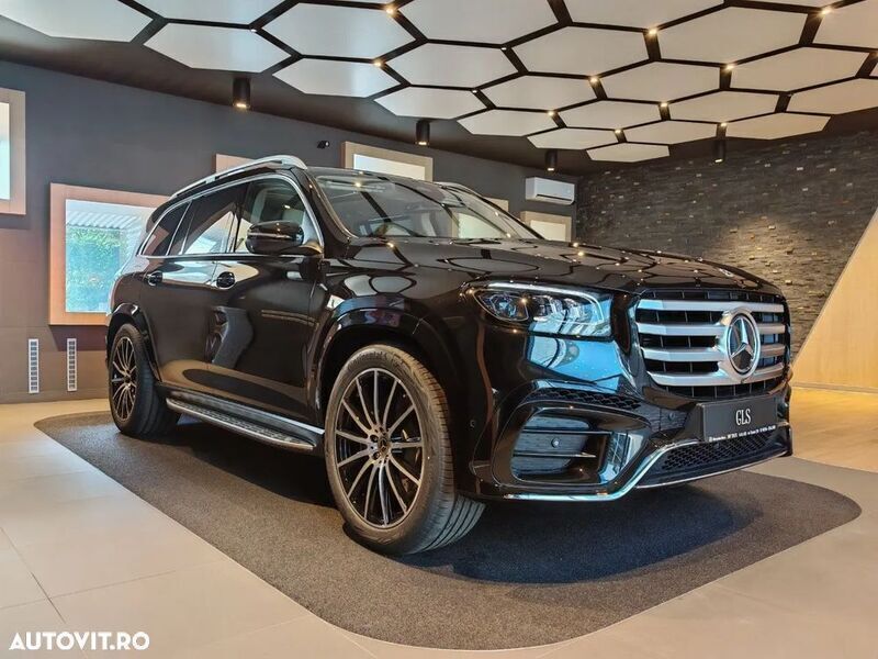 Negru Nouă 2025 Mercedes GLS450 SUV | 139.590 EUR (Puțin scump) - Imagine 1/4