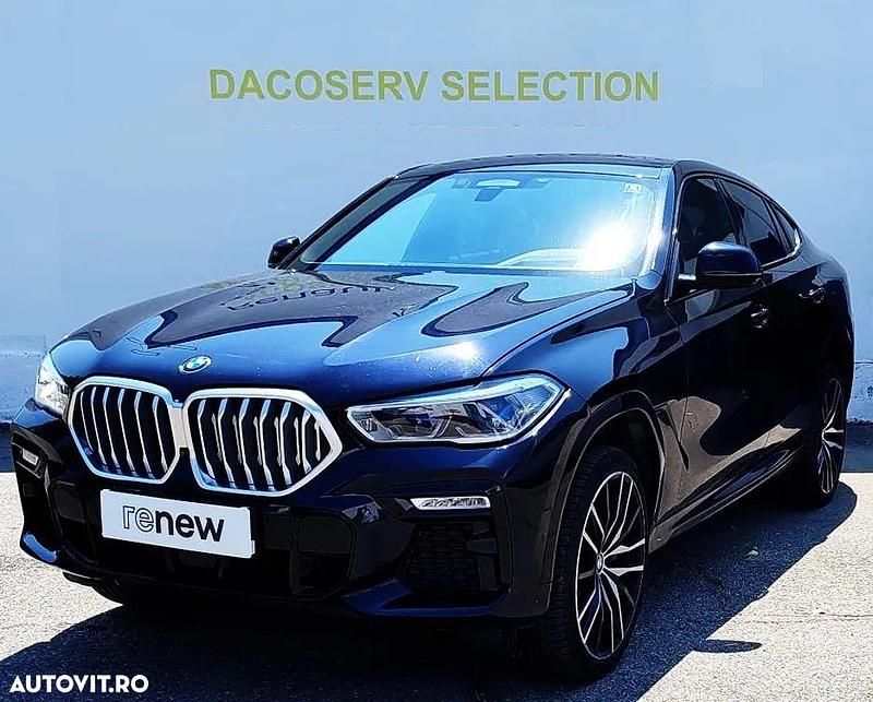 Negru Utilizat 2020 BMW X6 SUV | 51.500 EUR (Preț OK) - Imagine 1/4