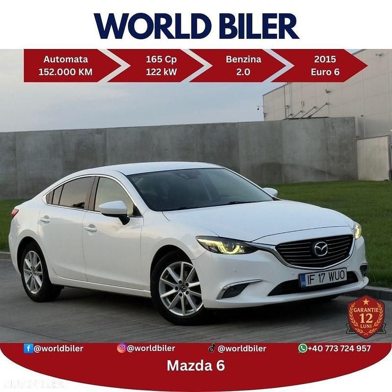 Culoarealb Utilizat 2015 Mazda 6 Berlinǎ | 14.480 EUR (Preț OK) - Imagine 1/4