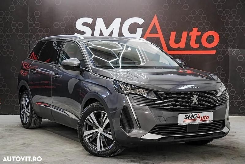 Gri Utilizat 2021 Peugeot 5008 Allure Monovolum | 20.843 EUR (Scump) - Imagine 1/4