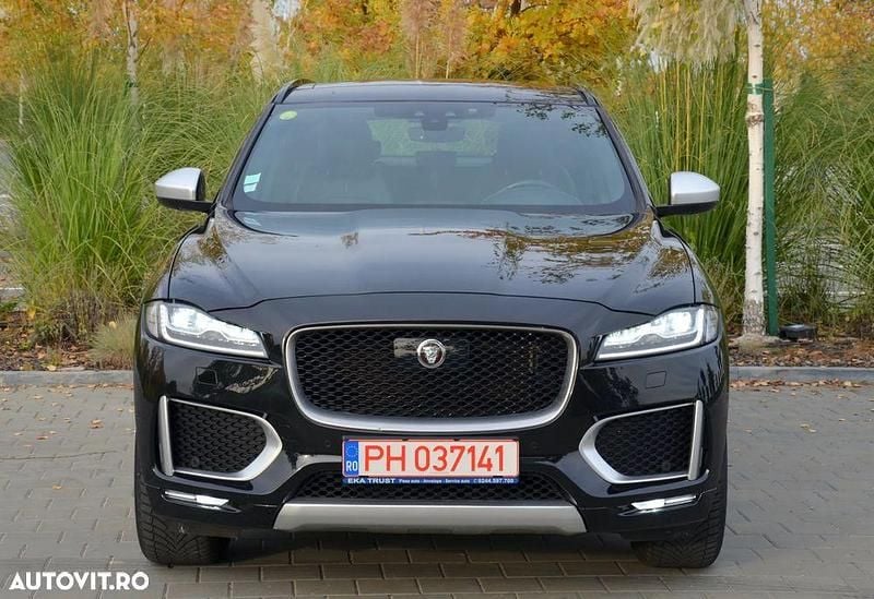 Culoarenegru Utilizat 2019 Jaguar F-Pace Ingenium SUV | 19.450 EUR (Preț OK) - Imagine 1/4